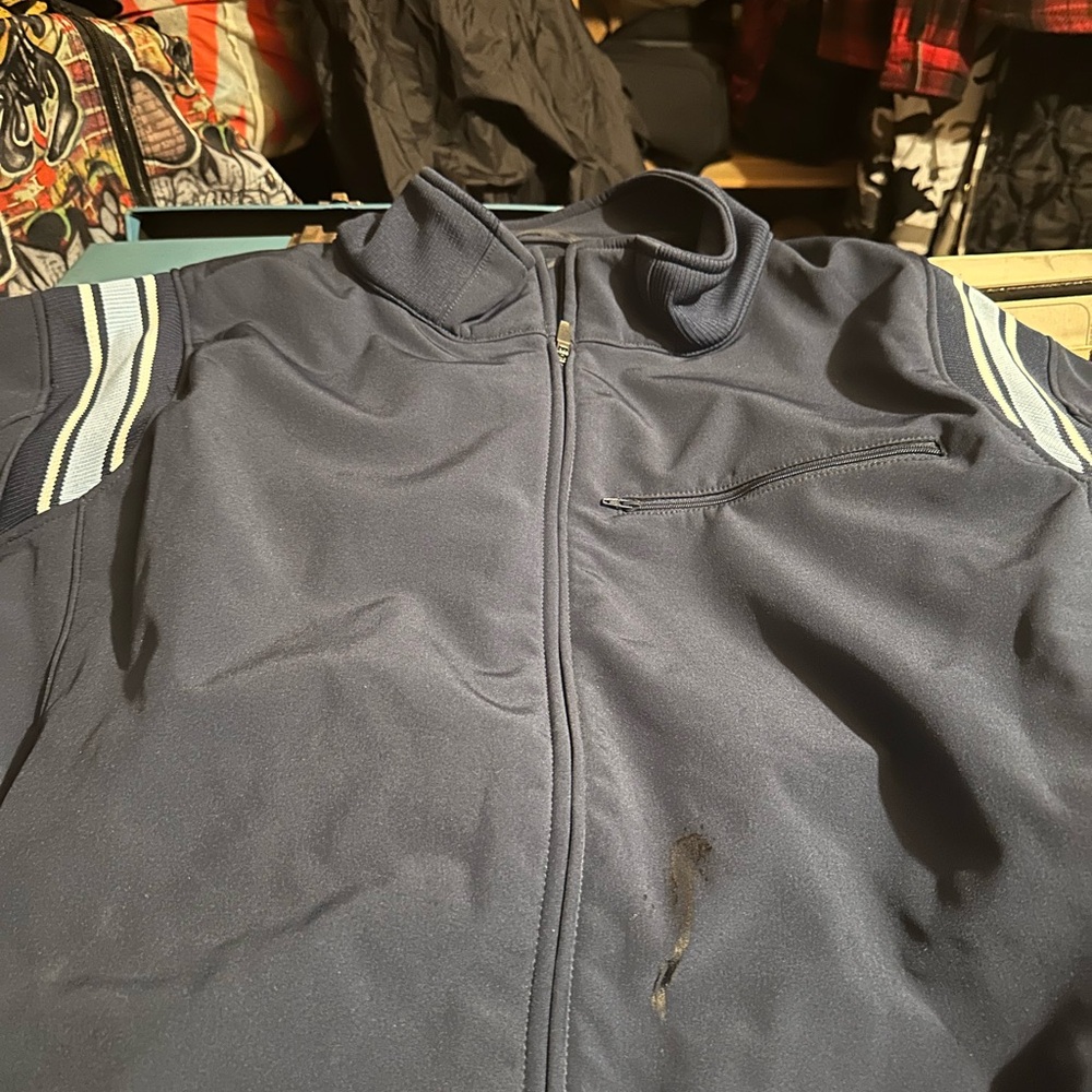 Men's Navy Blue Heavyweight Umpires Jacket
